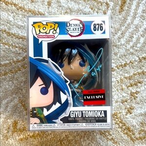 SIGNED Giyu Tomioka Funko Pop Vinyl Figure
